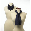 Navy Silk Scarf - 10"x54"